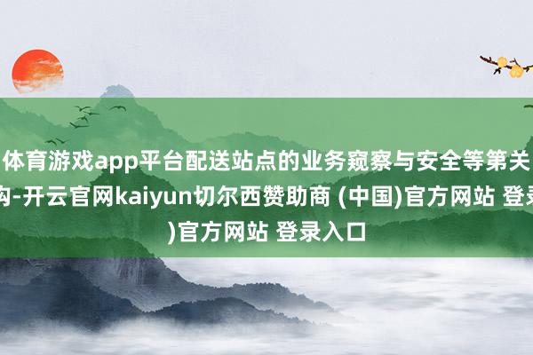 体育游戏app平台配送站点的业务窥察与安全等第关联挂钩-开云官网kaiyun切尔西赞助商 (中国)官方网站 登录入口